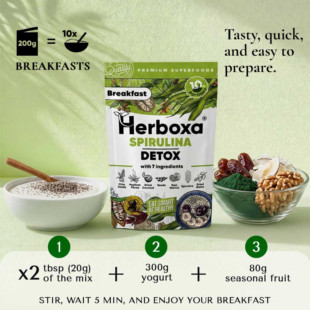 Herboxa® BREAKFAST SPIRULINA DETOX