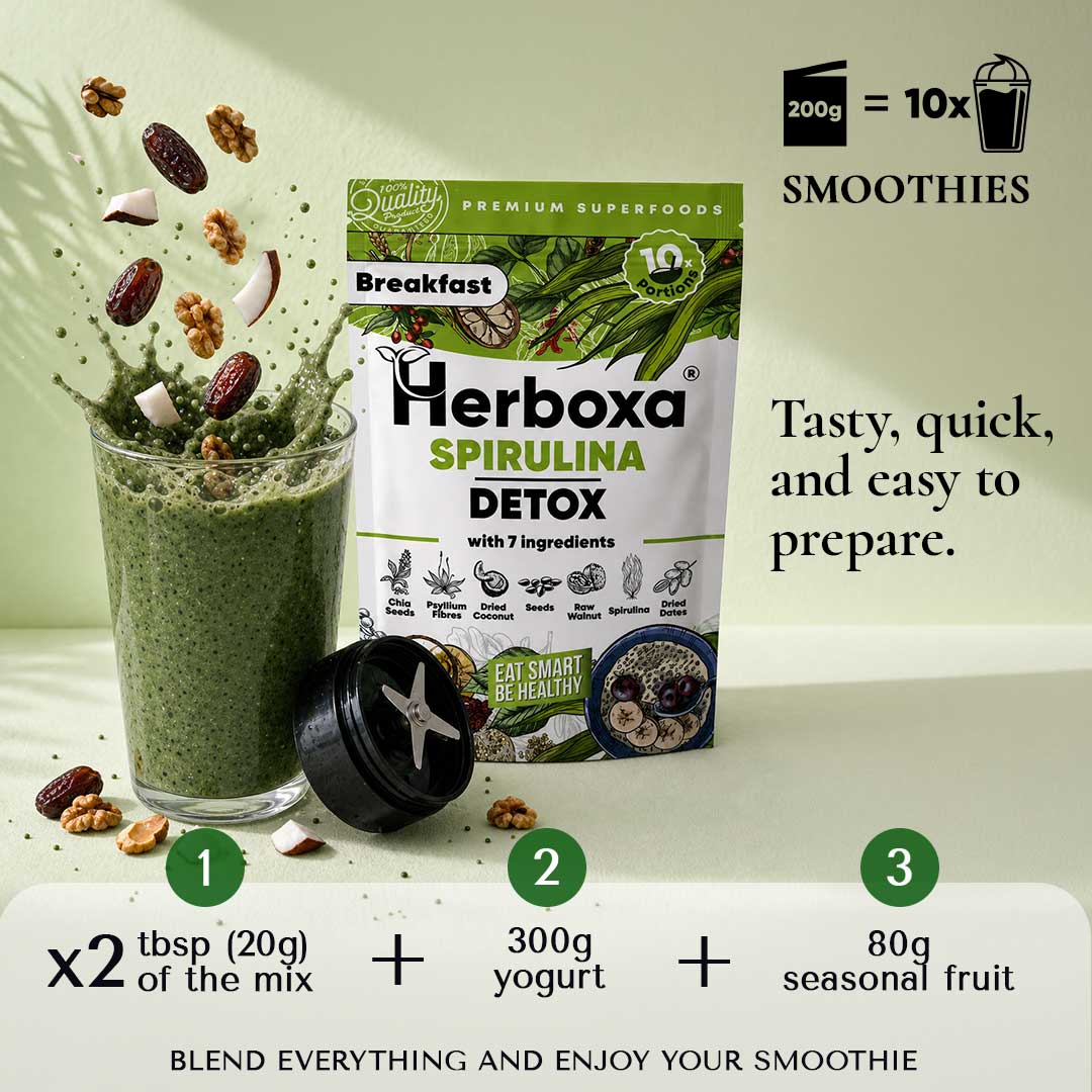 Herboxa® BREAKFAST SPIRULINA DETOX