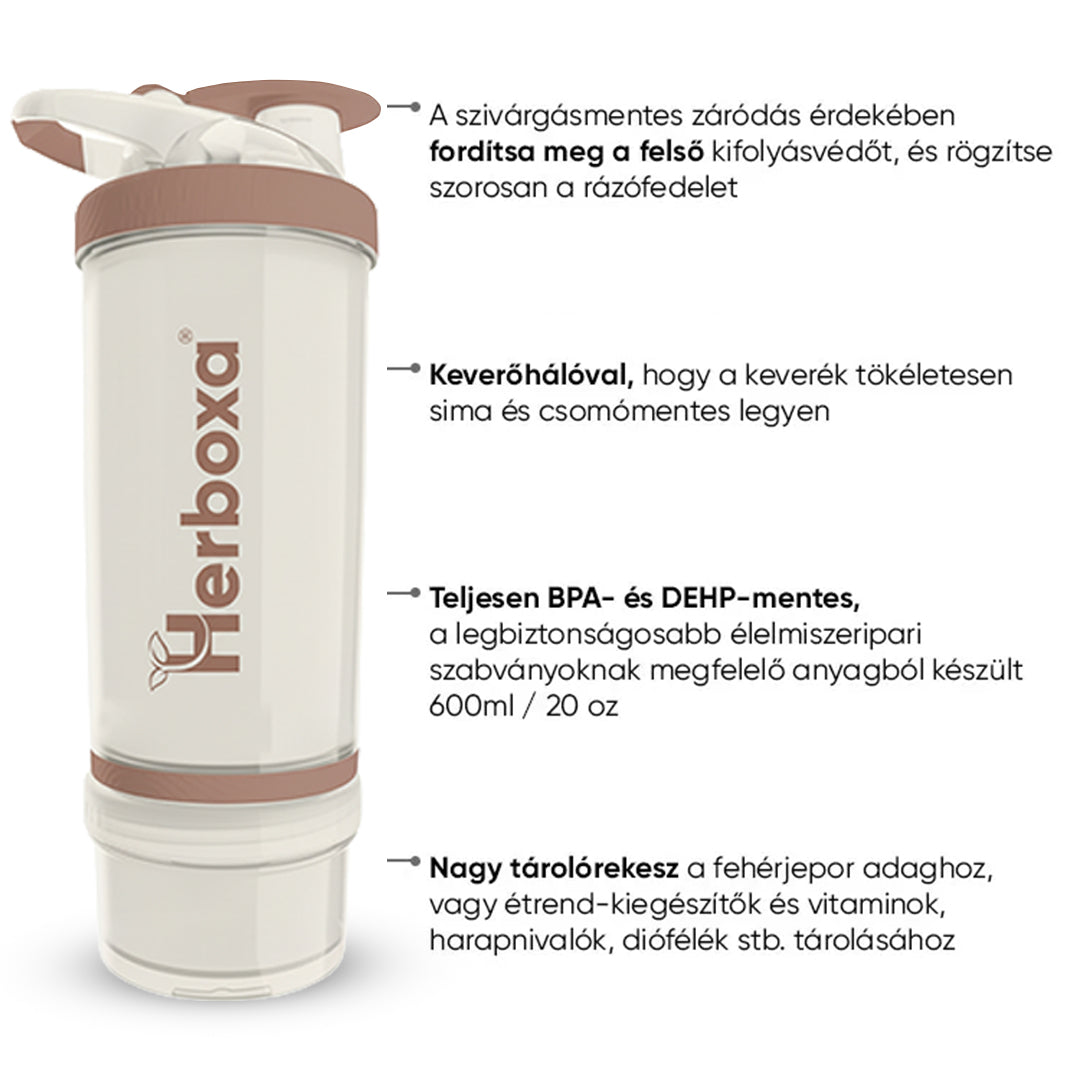 FĽAŠA SHAKER Herboxa® (ZADARMO)