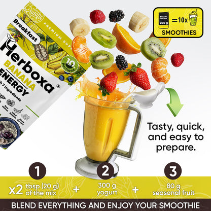 Banana Energy – zdravá a rýchla raňajková zmes